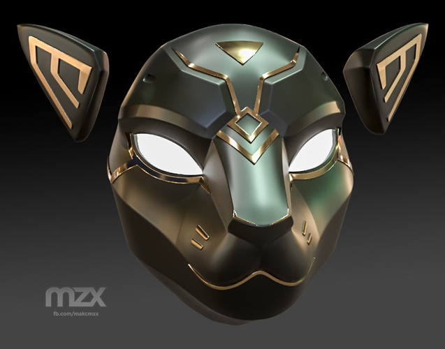 Ana Bastet Mask 3D Print 228576