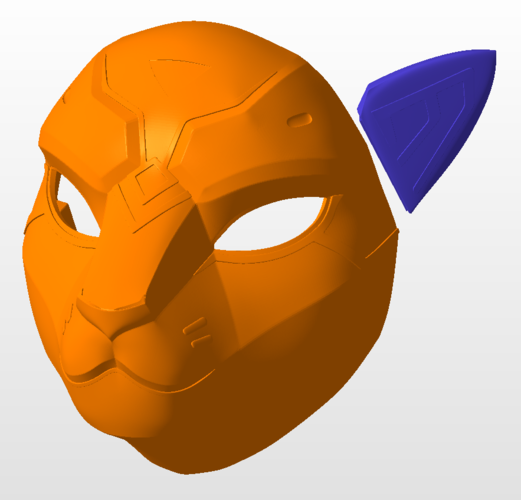 Ana Bastet Mask 3D Print 228578