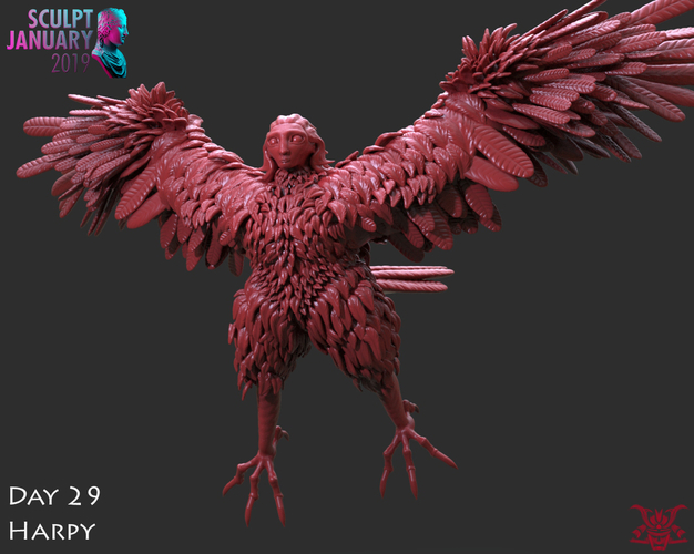 Harpy 3D Print 228599