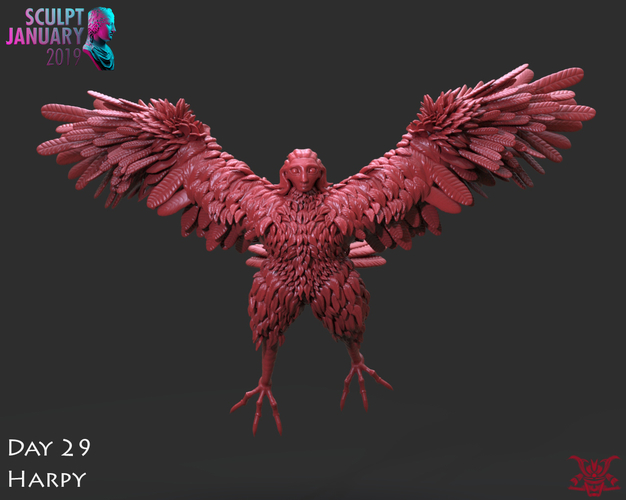 Harpy 3D Print 228600