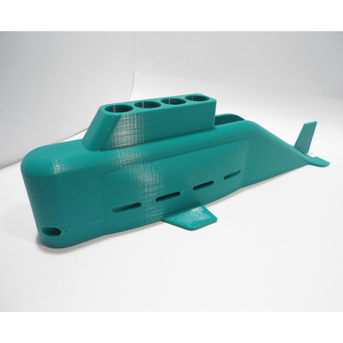 Submarine Pens and Business Cards Holder 3D Print 228661