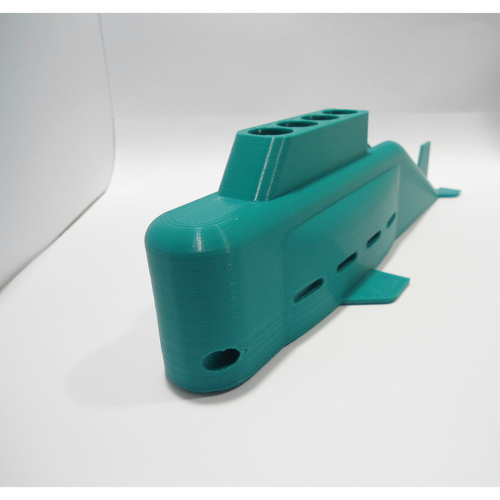 Submarine Pens and Business Cards Holder 3D Print 228663