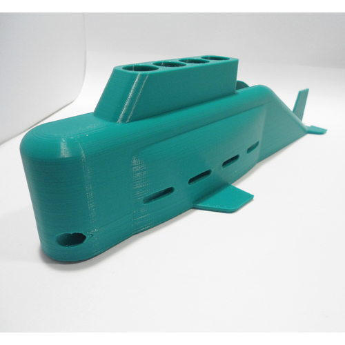 Submarine Pens and Business Cards Holder 3D Print 228665