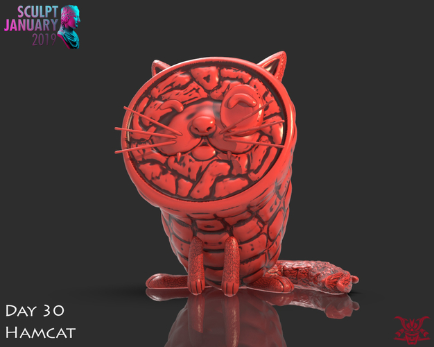 Ham Cat 3D Print 228672