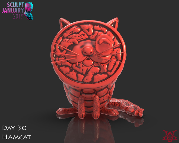 Ham Cat 3D Print 228673