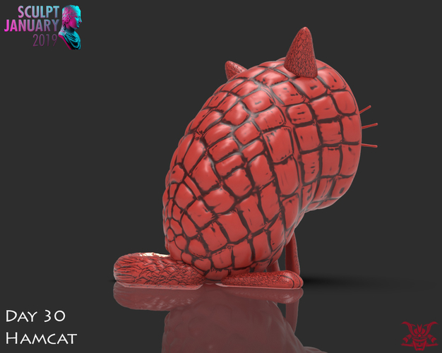 Ham Cat 3D Print 228675