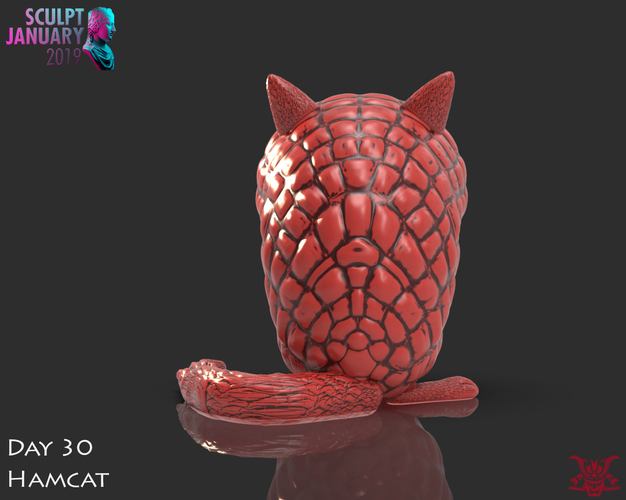 Ham Cat 3D Print 228676