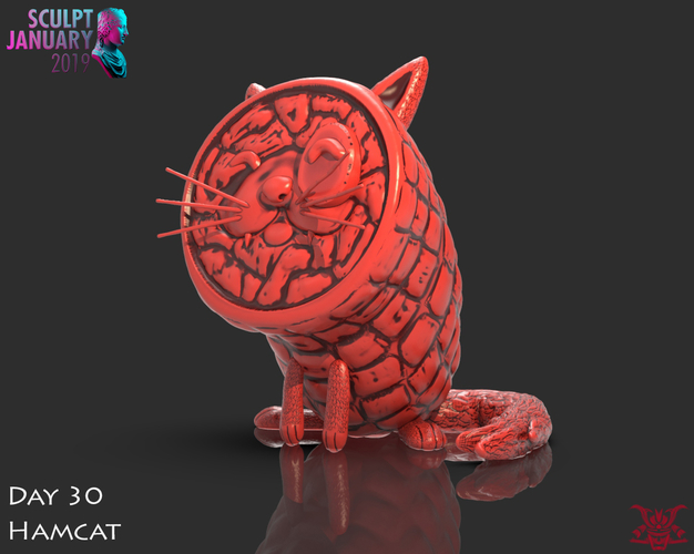 Ham Cat 3D Print 228678