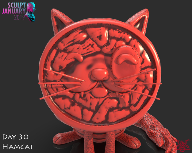Ham Cat 3D Print 228680