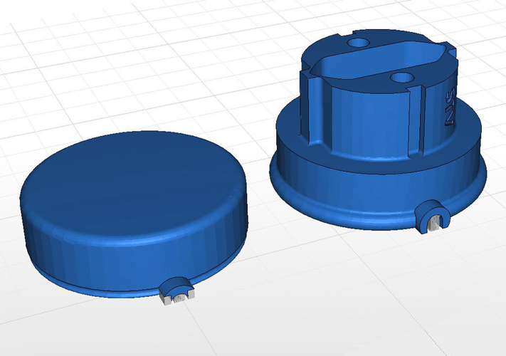 Google Home Mini - EU stable Schuko/FR adapter & cover 3D Print 228720