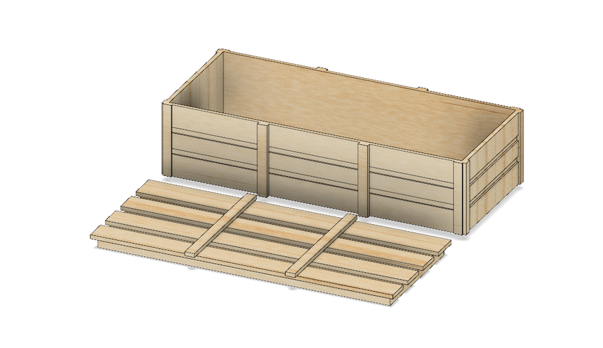 Scx10 Battery Box/rc Battery wood box 3D Print 228723