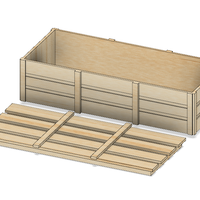 Small Scx10 Battery Box/rc Battery wood box 3D Printing 228723