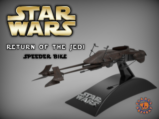 Star Wars - Return of the Jedi Speeder Bike 3D Print 228740