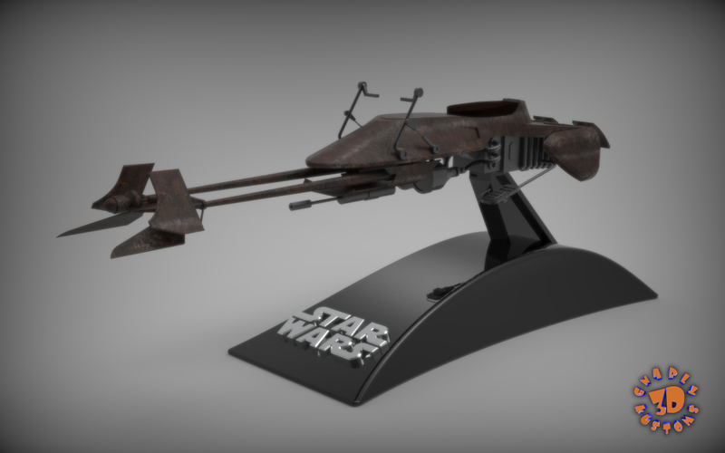 Star Wars - Return of the Jedi Speeder Bike 3D Print 228741