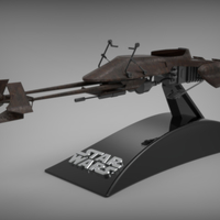 Star Wars - Return of the Jedi Speeder Bike - Thumbnail 2