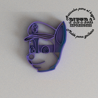 MOLDE CORTANTE PARA GALLETAS FONDANT PAW PATROL - Thumbnail 4