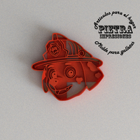 MOLDE CORTANTE PARA GALLETAS FONDANT PAW PATROL - Thumbnail 5