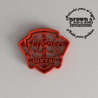 MOLDE CORTANTE PARA GALLETAS FONDANT PAW PATROL - Thumbnail 6