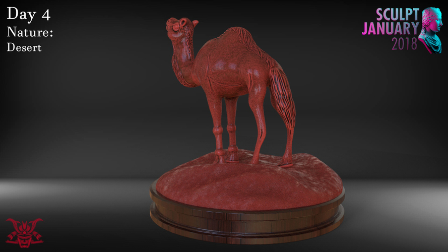 Camel 3D Print 228876