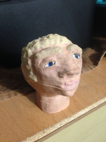 sculptured head 3D Print 228965