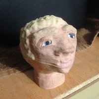 Small sculptured head 3D Printing 228965