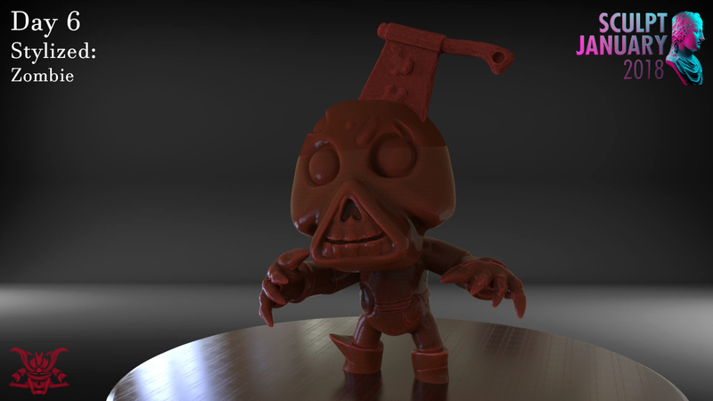 Stylized Cute Zombie