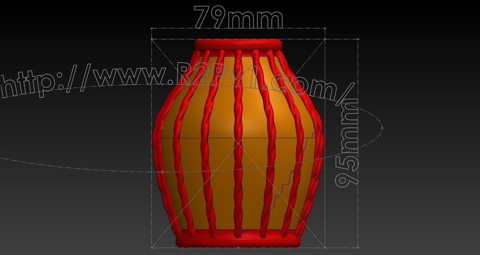 Vase #458 + Vase #459 + Vase #460 3D Print 229035