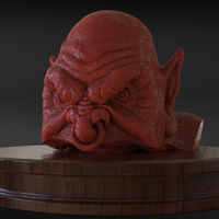 Orc Bust Eyes and Ears and Full Bust - Thumbnail 1