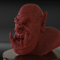 Orc Bust Eyes and Ears and Full Bust - Thumbnail 5