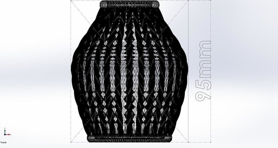 Vase #458 + Vase #459 + Vase #460 3D Print 229104