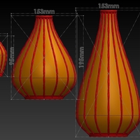 Small Vase #458 + Vase #459 + Vase #460 3D Printing 229111