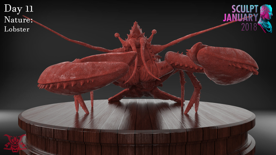 Realistic Lobster 3D Print 229129