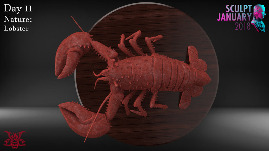 Realistic Lobster 3D Print 229130