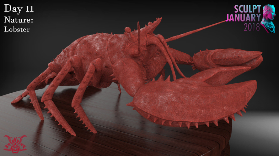 Realistic Lobster 3D Print 229131