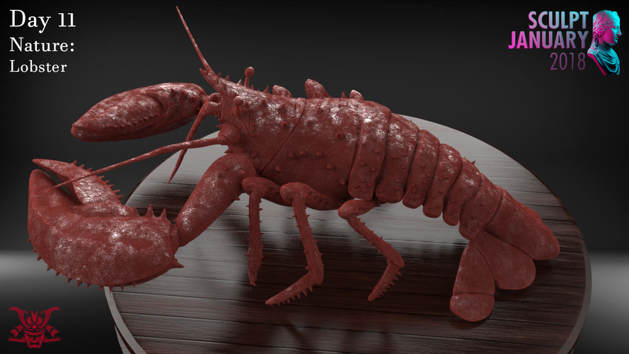 Realistic Lobster 3D Print 229132