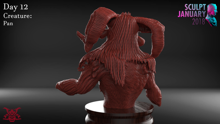 Pan Sculpture 3D Print 229138