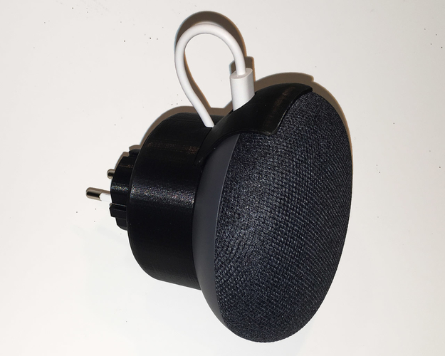 Google Home Mini - EU socket stand (Schuko/FR) 3D Print 229162