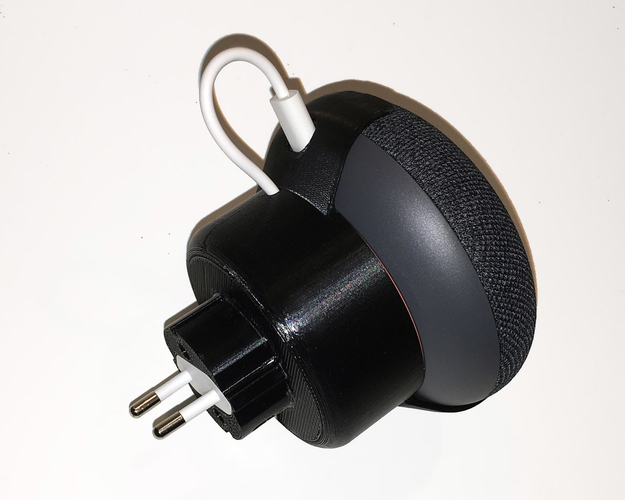 Google Home Mini - EU socket stand (Schuko/FR) 3D Print 229167