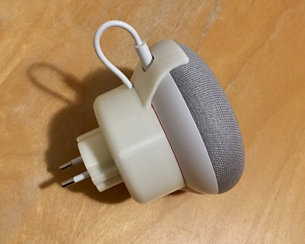 Google Home Mini - EU socket stand (Schuko/FR) 3D Print 229171