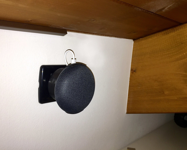 Google Home Mini - EU socket stand (Schuko/FR) 3D Print 229174