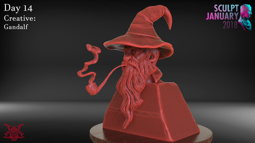 Stylized Gandalf 3D Print 229192