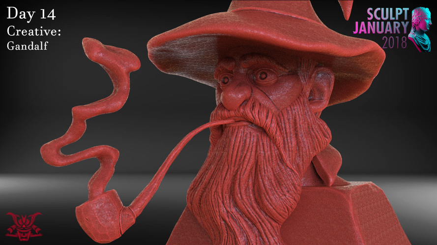 Stylized Gandalf 3D Print 229193