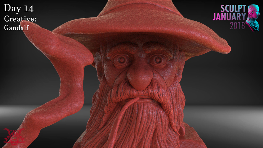 Stylized Gandalf 3D Print 229194