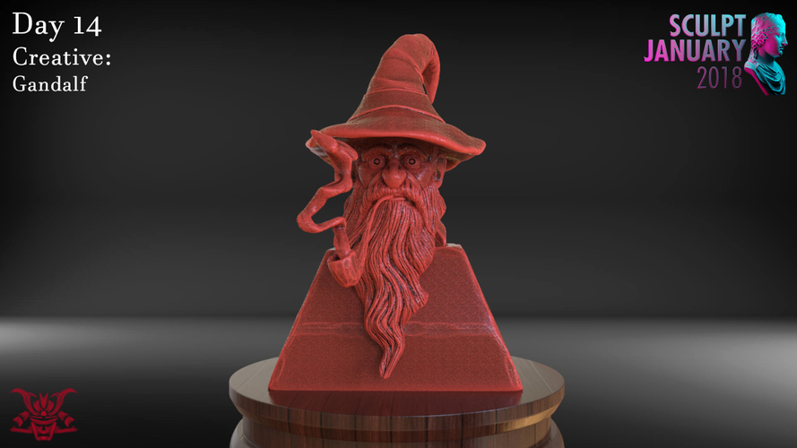 Stylized Gandalf 3D Print 229198
