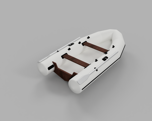 1/10 SCALE BOAT FOR TROPHY TRAILER 3D Print 229207