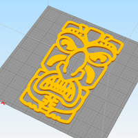 African mask wall decoration  2 Masks  - Thumbnail 1