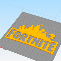 Fortnite wall decoration  set of 4 models  - Thumbnail 1