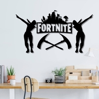 Fortnite wall decoration  set of 4 models  - Thumbnail 6