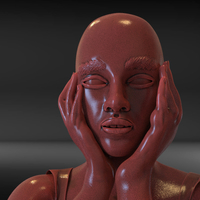Bored Girl Sculpture - Thumbnail 1