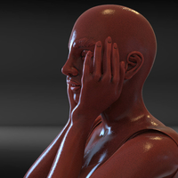 Bored Girl Sculpture - Thumbnail 2